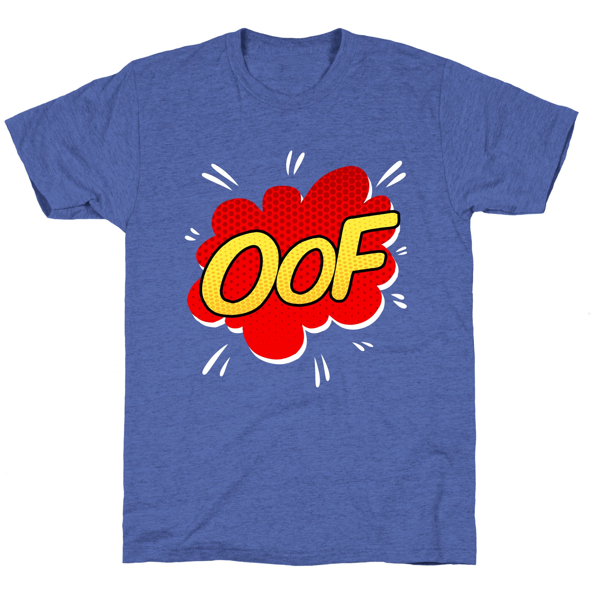 OOF Comic Sound Effect Unisex Triblend Tee